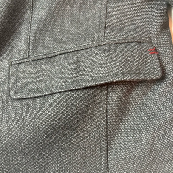 Calamar Casual Sakko Blazer Jacket Mens 44R Grey Chore Two Tone Made in Germany - Picture 3 of 9